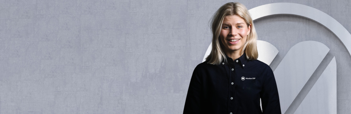 Julia Sjödin, Financial manager at Monitor ERP