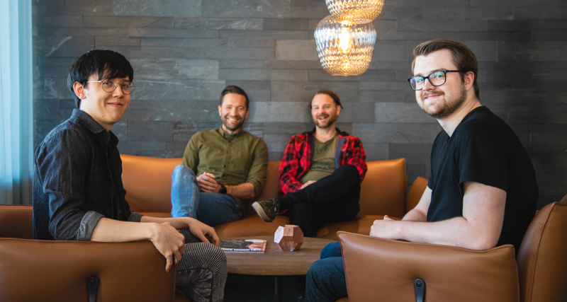 Group photo of the people in the project. 