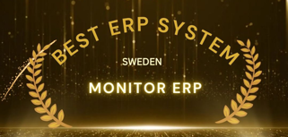 Illustration: Best ERP system Sweden, Monitor ERP