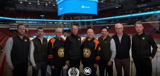 Gruppbild representanter Monitor ERP Brynäs IF
