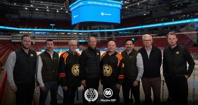 Gruppbild representanter Monitor ERP Brynäs IF