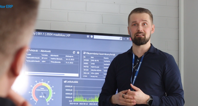 Monitorin avulla olemme saaneet tehtyä inventoinnin aivan eri tavalla, kertoo Annikka Hellekoski, talouspäällikkö.