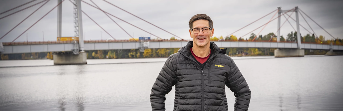 A portrait of Stig Engström, the founder and largest owner of engcon